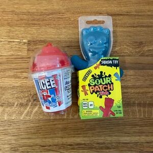 Set of 2 - Icee & Sour Patch Kid Scented Squishy
